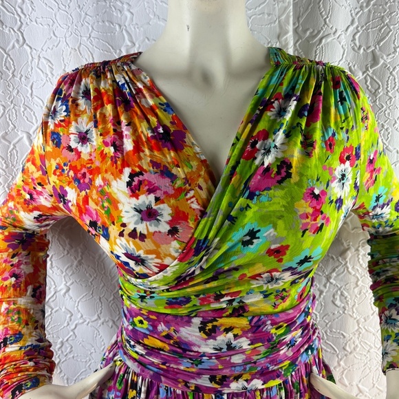 MSGM Mixed Print Dress - Picture 2 of 10